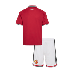 Děti Manchester United Domov Fotbalový dres Kit(dres + šortky) 2026/27