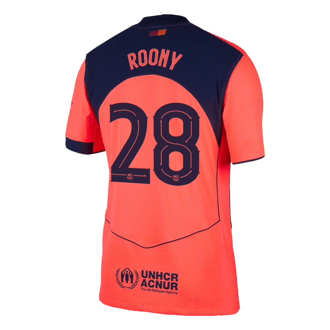 Barcelona ROONY #28 Třetí pryč Fotbalový dres 2025/26 - verze pro hráče