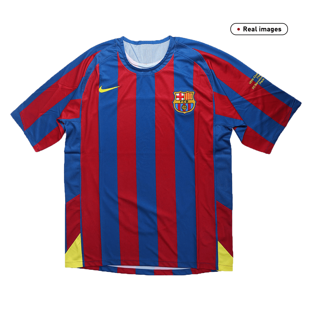 Barcelona Home Retro Football Shirt 2005/06 - UCL