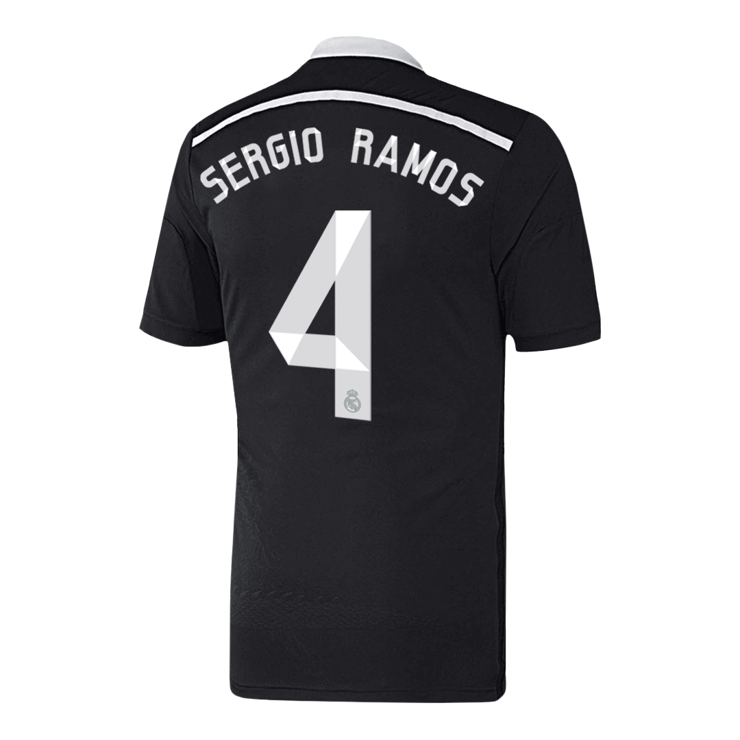 Real Madrid SERGIO RAMOS #4. Third Away Retro Football Shirt 2014/15