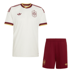 Pánské Spain Pryč World Cup Fotbalový dres (Jersey+Shorts) Kit Mistrovství světa2026