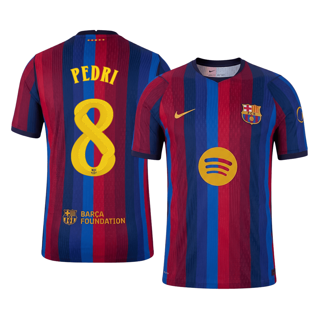 Barcelona PEDRI #8 Domov Fotbalový dres 2026/27 - verze pro hráče - UCL