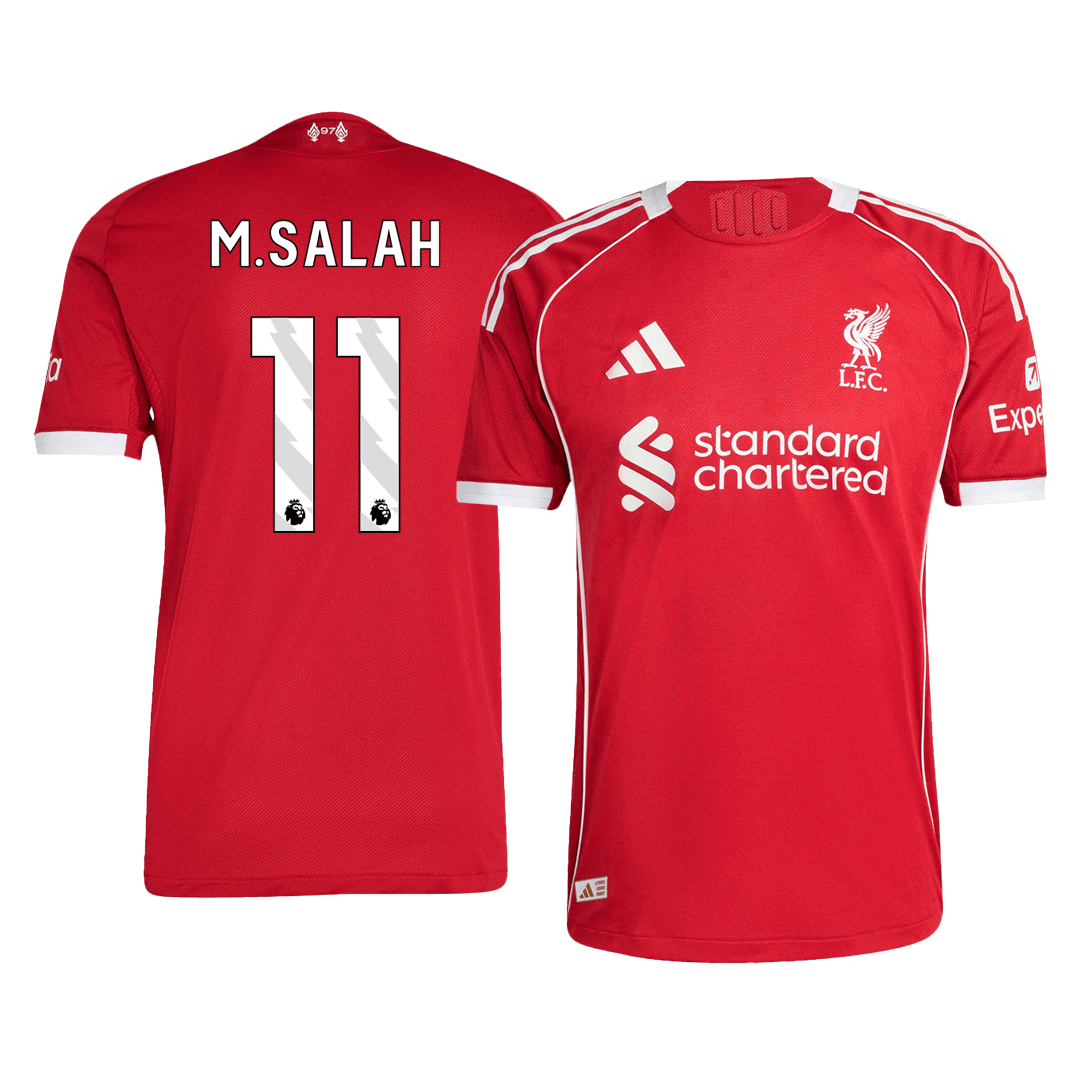 Liverpool M.SALAH #11 Domácí fotbalový dres 2025/26 – verze pro hráče