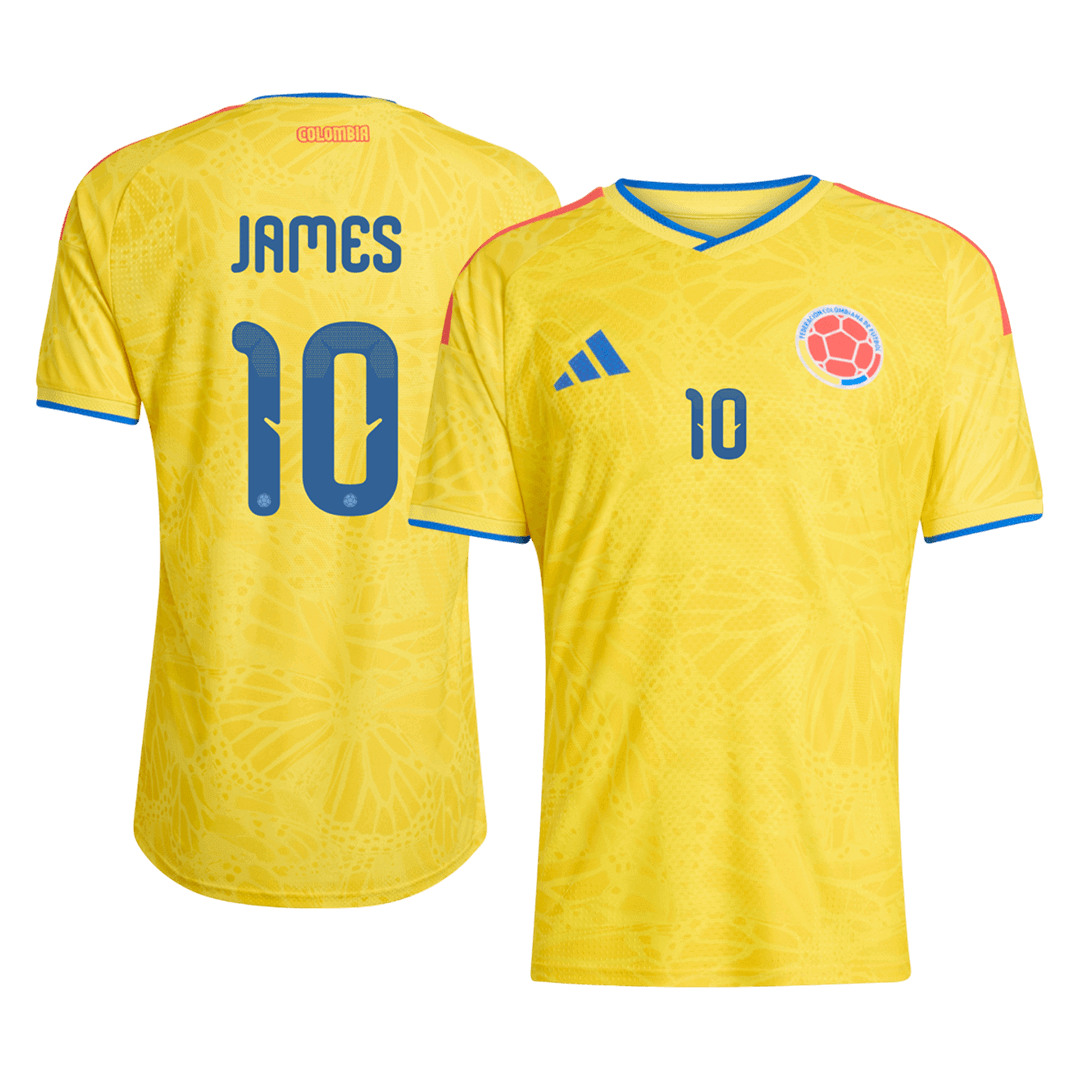 Colombia JAMES #10 Domov Fotbalový dres World Cup 2026 - verze pro hráče