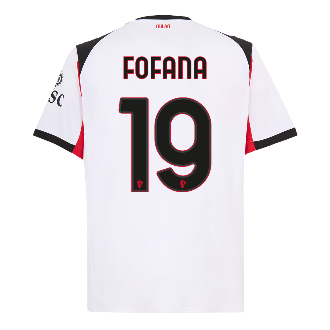 Pánské AC Milan FOFANA #19 Pryč Fotbalový dres 2025/26