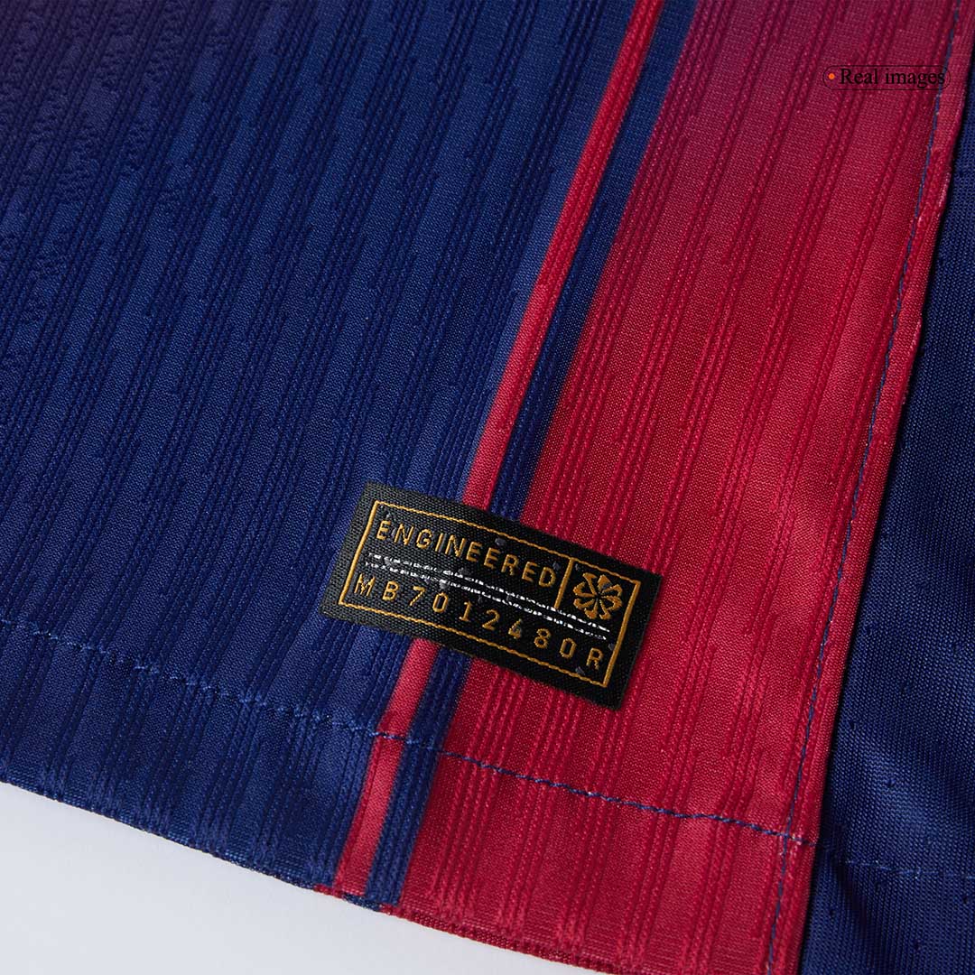 Men's Barcelona Home Football Jersey PEDRI #8 2025/26
