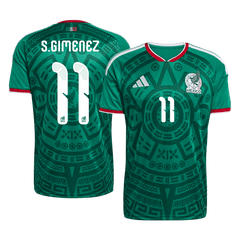 Pánské Mexico S.GIMENEZ #11 Domov Fotbalový dres Mistrovství světa 2026