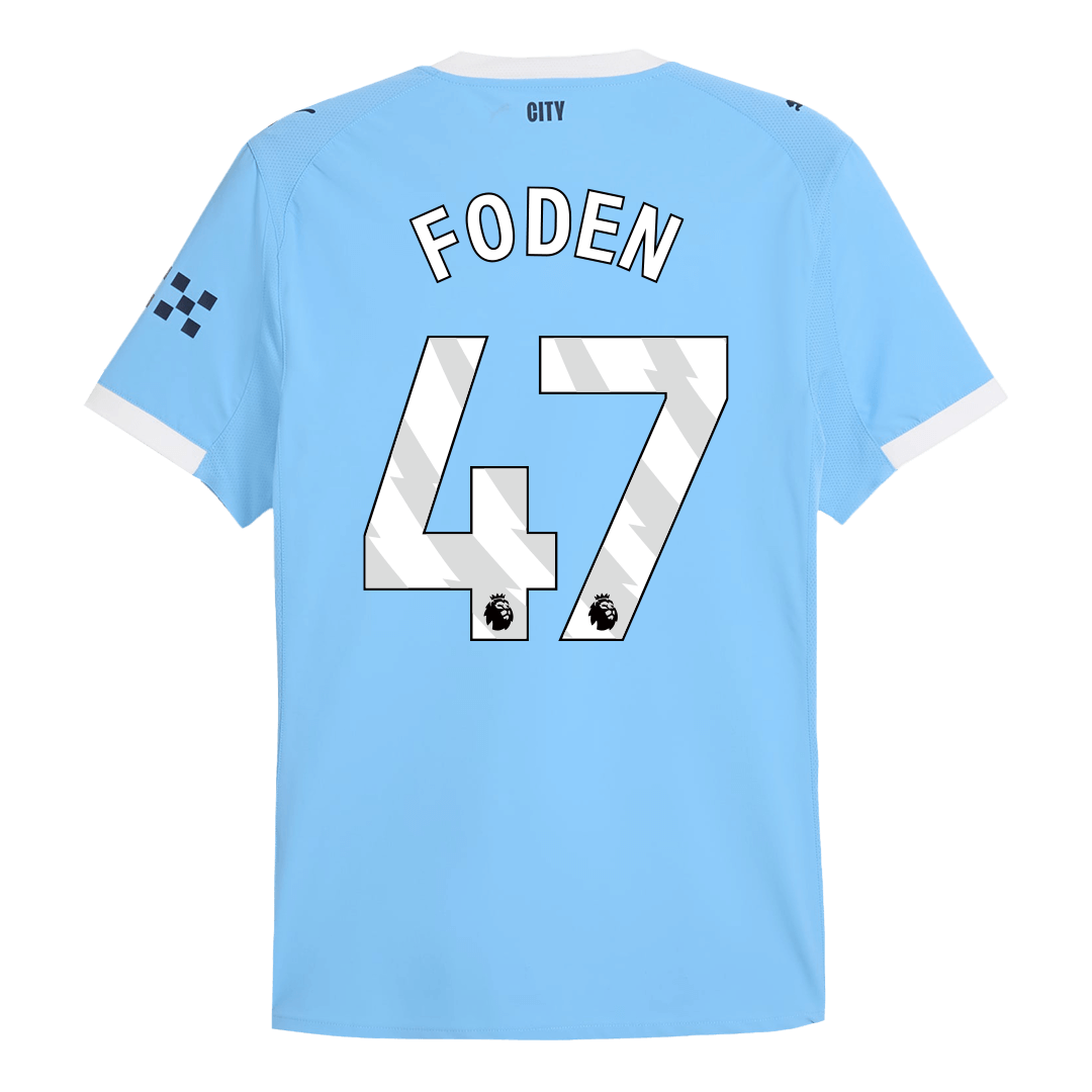 Manchester City FODEN #47 Domácí fotbalový dres 2025/26 – verze pro hráče