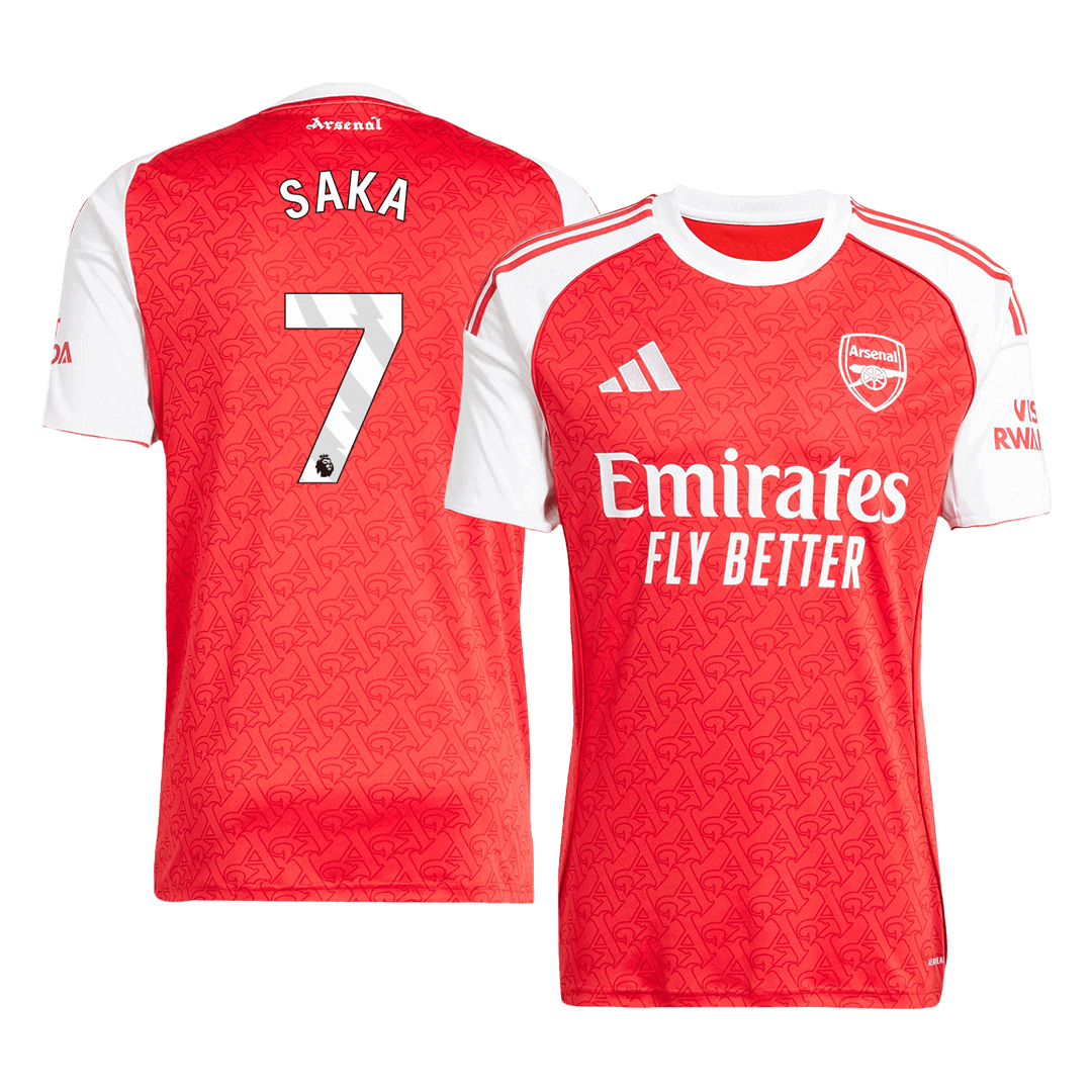Pánský domácí fotbalový dres Arsenal SAKA #7 2025/26