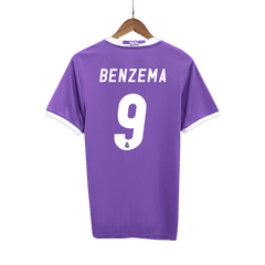 Retro fotbalový dres Real Madrid BENZEMA #9 venku 2016/17