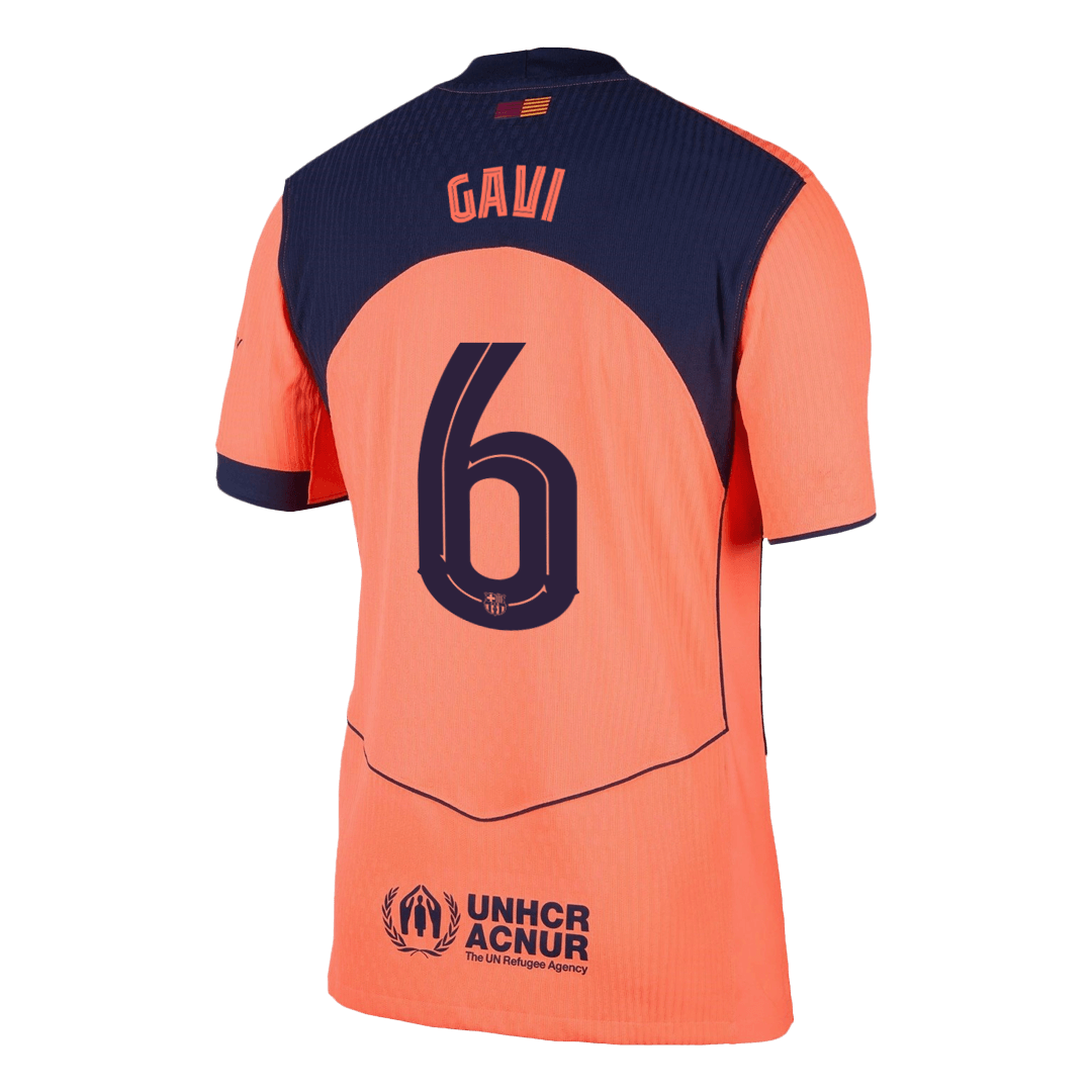 Barcelona GAVI #6 Třetí pryč Fotbalový dres 2025/26 - verze pro hráče - UCL