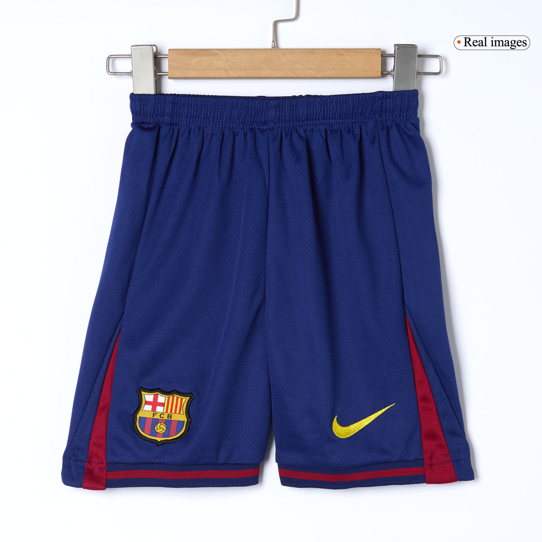 Dětská souprava domácího dresu Barcelona (dres + šortky) 2025/26