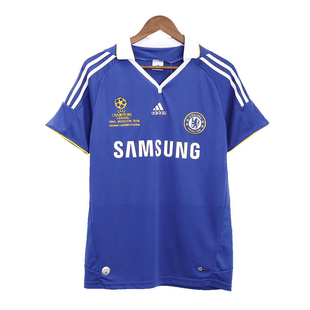 Chelsea Home Retro Soccer Jersey 2008 – UCL Final