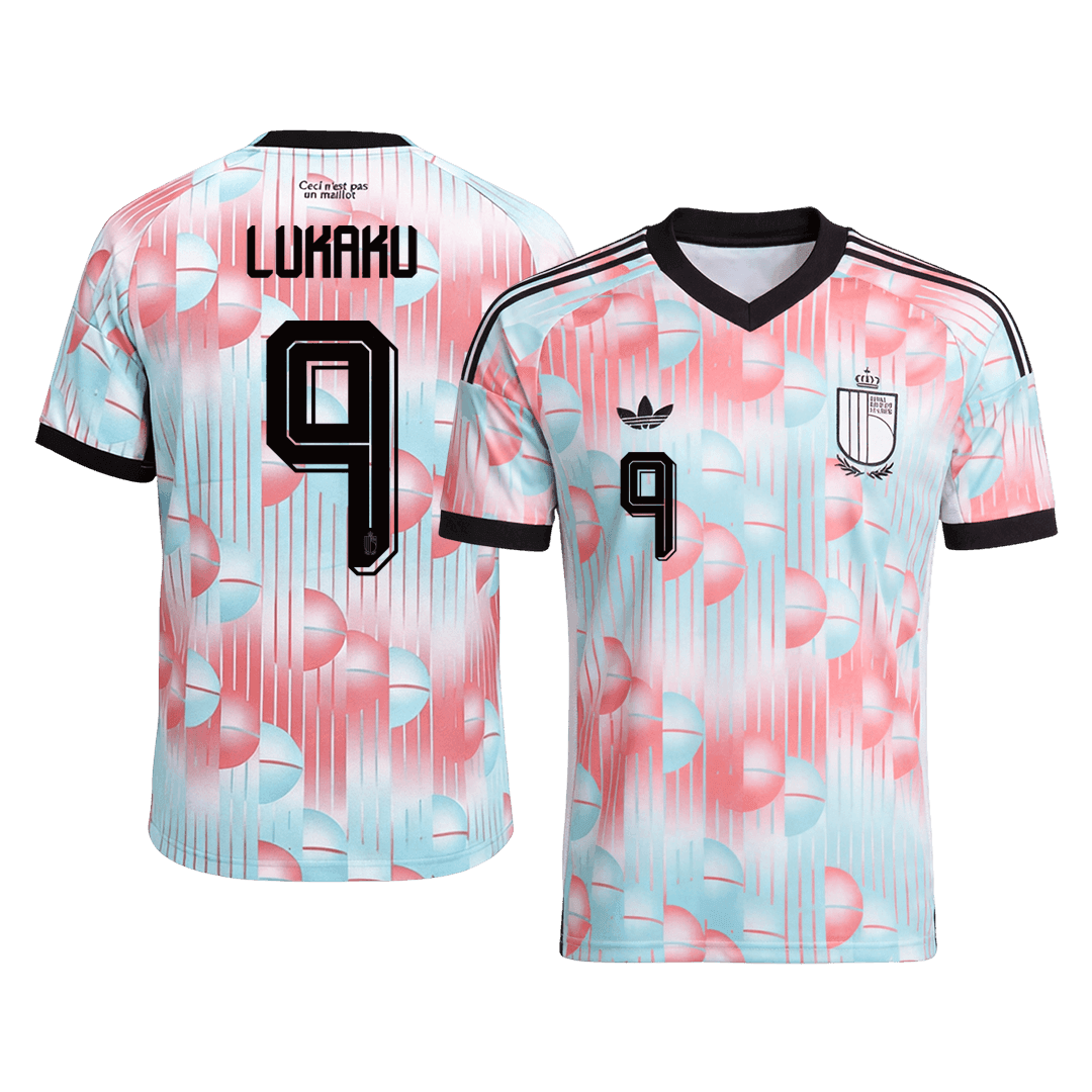 Pánské Belgium LUKAKU #9 Pryč Fotbalový dres Mistrovství světa 2026