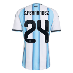 Argentina E. FERNÁNDEZ #24 Domov Fotbalový dres Mistrovství světa 2026 - verze pro hráče