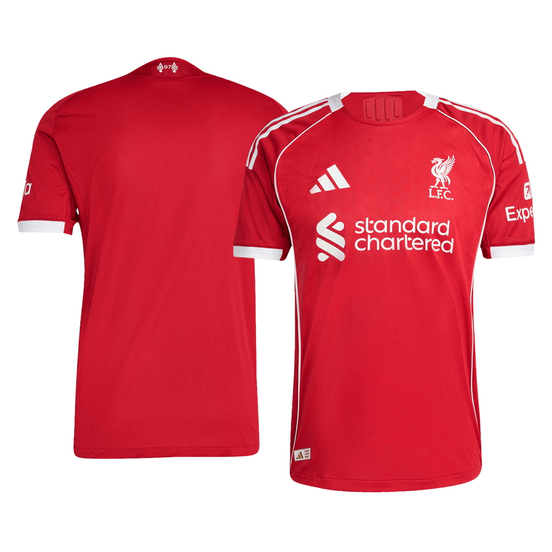 Liverpool Domácí Fotbalový dres 2025/26 – verze pro hráče