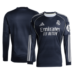 Real Madrid Away Long Sleeve Men's Football Jersey 2025/26