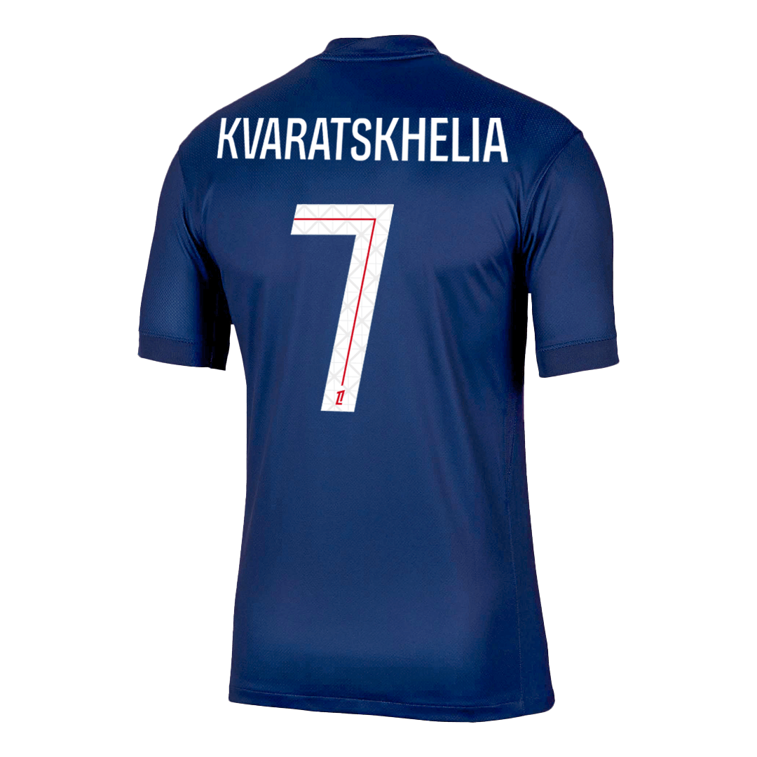 Pánský domácí fotbalový dres PSG KVARATSKHELIA #7 2025/26