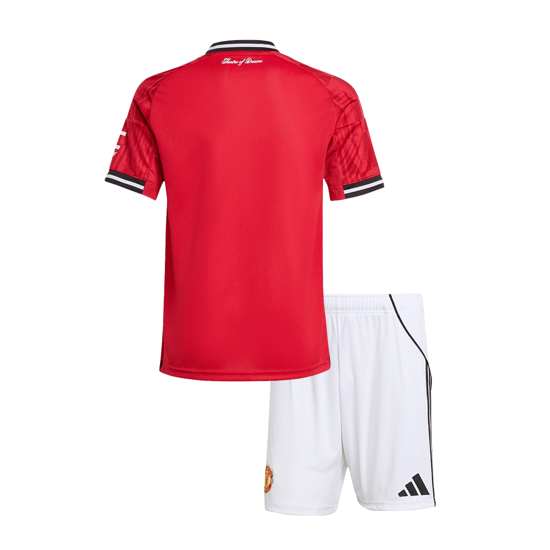 Dětská souprava domácího dresu Manchester United (dres + šortky) 2025/26