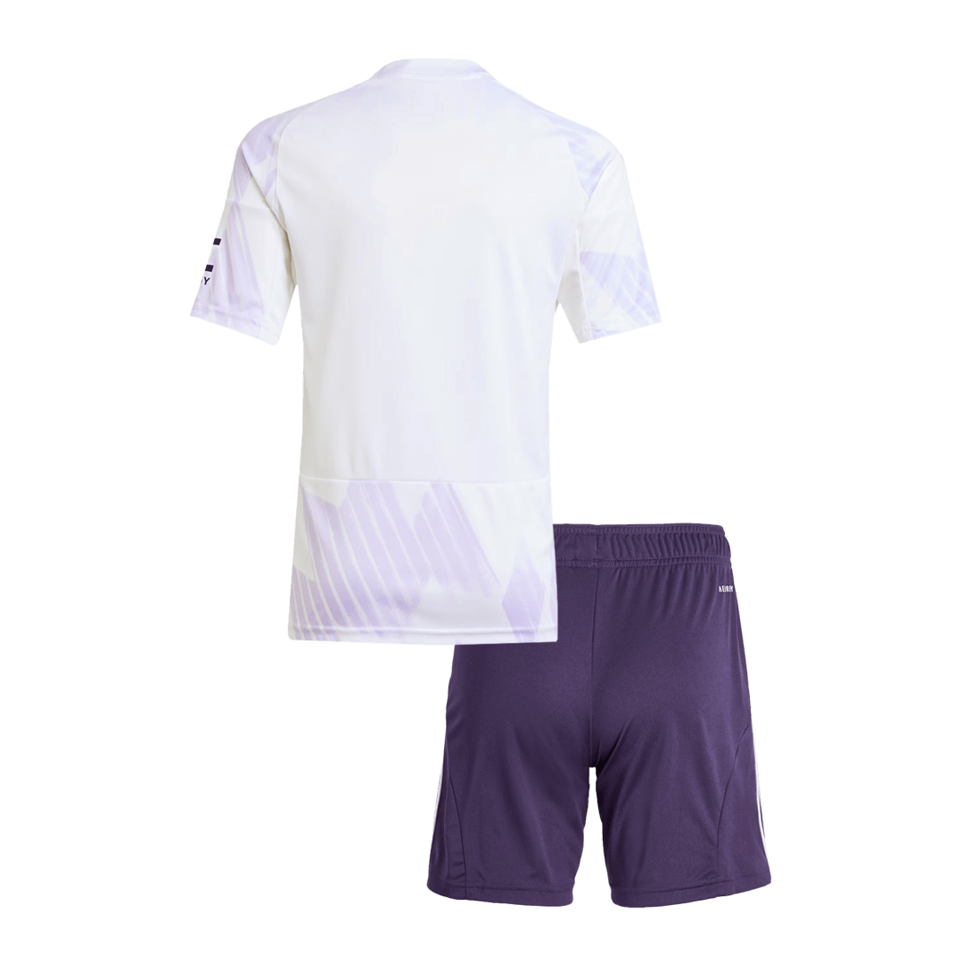 Dětská sada venkovního dresu Manchester United (dres + šortky) 2025/26