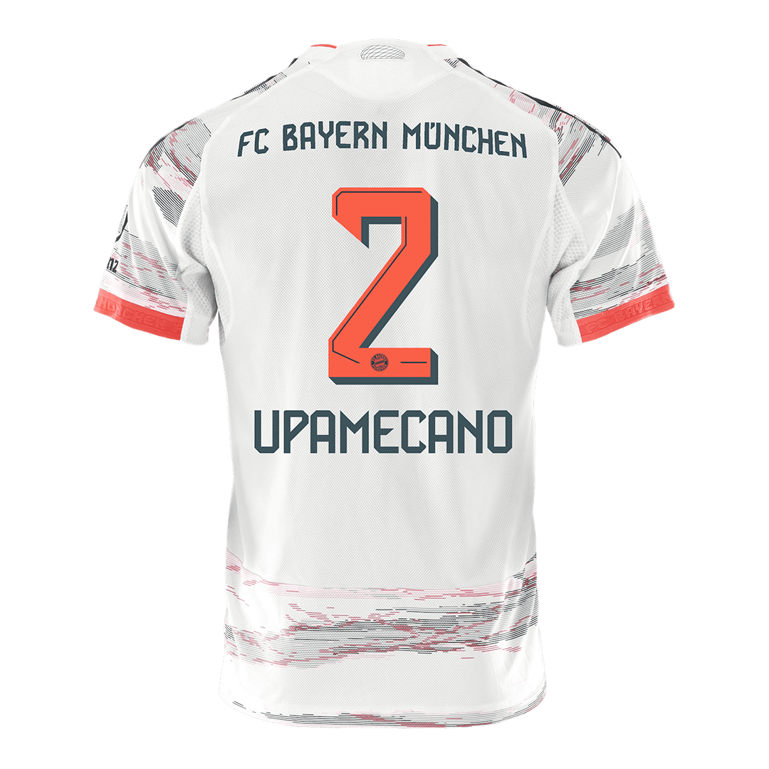 Bayern Munich UPAMECANO #2 Pryč Fotbalový dres 2025/26 - verze pro hráče