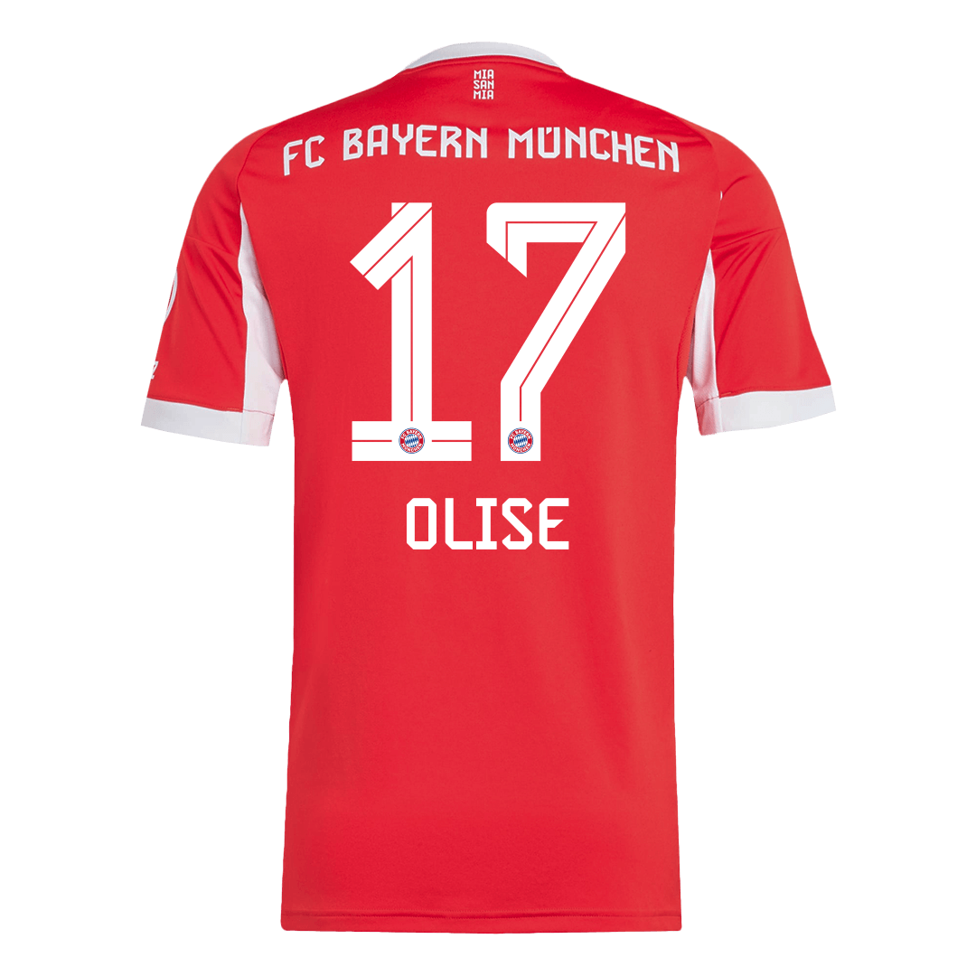 Pánské Bayern Munich OLISE #17 Domov Fotbalový dres 2025/26