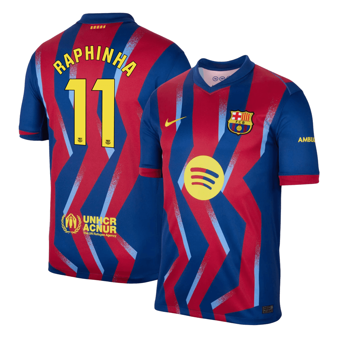 Pánské Barcelona RAPHINHA #11 Čtvrtý pryč Fotbalový dres 2025/26