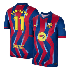 Pánské Barcelona RAPHINHA #11 Čtvrtý pryč Fotbalový dres 2025/26