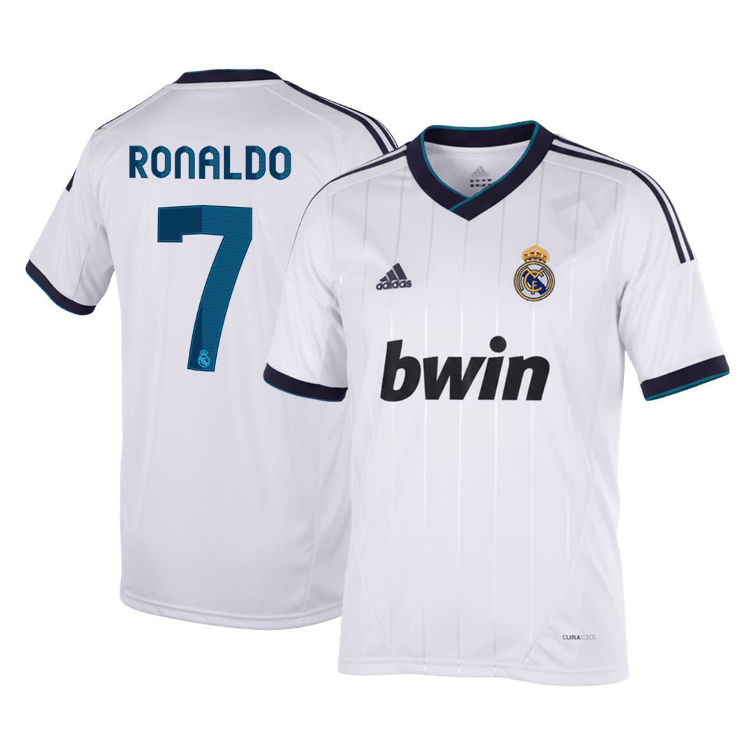 Real Madrid RONALDO #7 Domov Retro fotbalový dres 2012/13