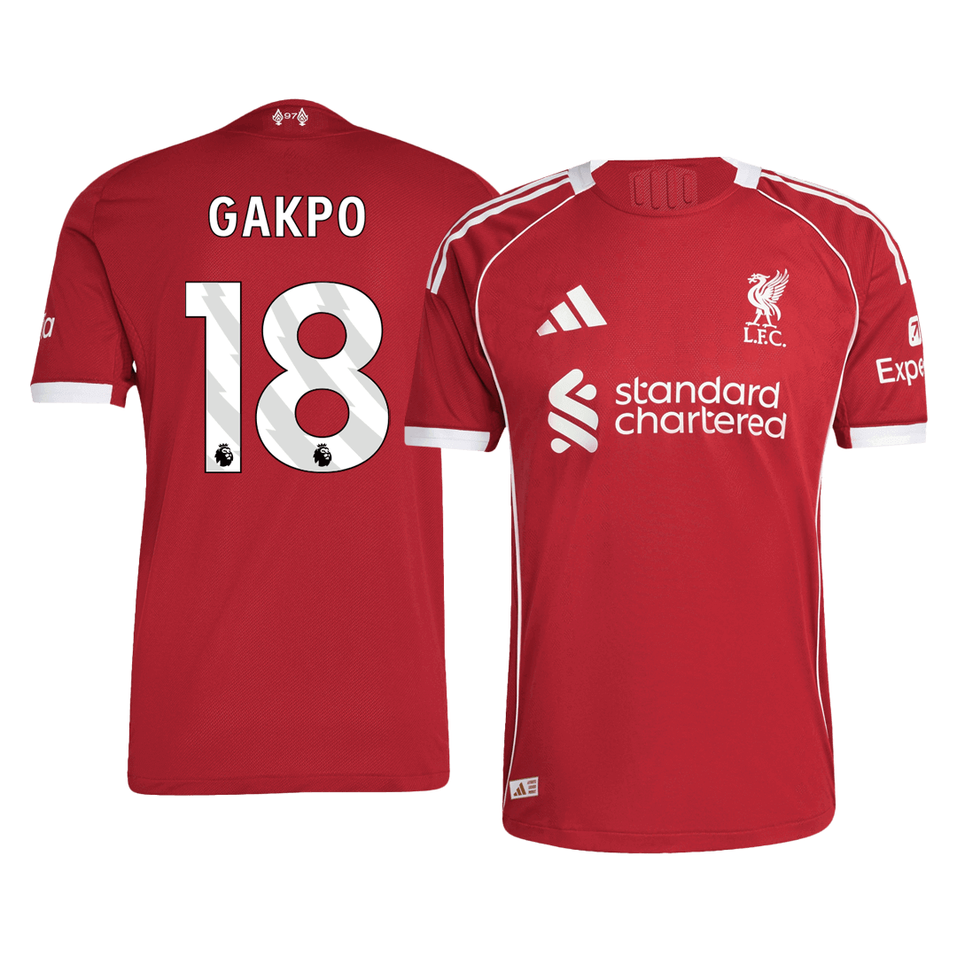 Liverpool GAKPO #18 Domov Fotbalový dres 2025/26 - verze pro hráče