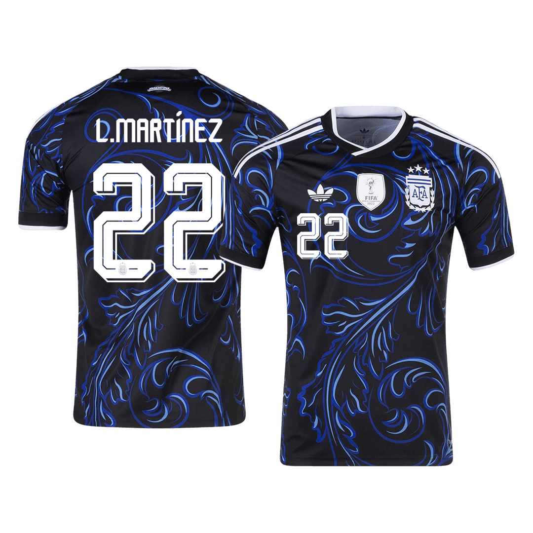 Pánské Argentina L. MARTÍNEZ #22 Pryč Fotbalový dres Mistrovství světa 2026