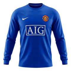Manchester United Třetí pryč Retro Long Sleeve fotbalový dres 2008/09