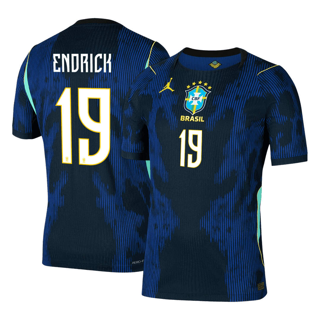 Brazil ENDRICK #19 Pryč Fotbalový dres Mistrovství světa 2026 - verze pro hráče
