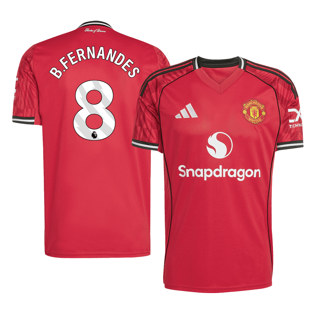 Pánský fotbalový dres Manchester United B.FERNANDES #8 Domácí 2025/26