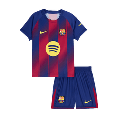 Dětská souprava domácího dresu Barcelona (dres + šortky) 2025/26