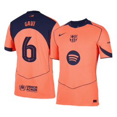 Barcelona GAVI #6 Třetí pryč Fotbalový dres 2025/26 - verze pro hráče - UCL