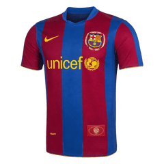Barcelona Domov Retro fotbalový dres 2007/08