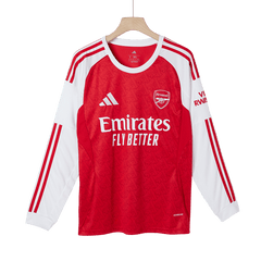 Arsenal Home Long Sleeve Football Jersey 2025/26 Red