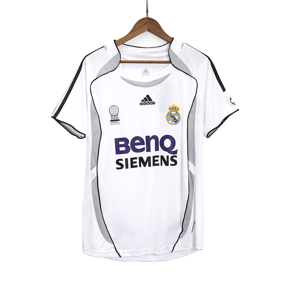 Real Madrid SERGIO RAMOS #4 Domácí Retro fotbalový dres 2006/07