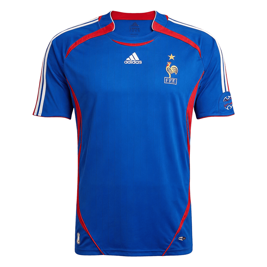 France Domov Retro fotbalový dres 2006