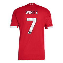 Liverpool WIRTZ #7 Domácí Fotbalový dres 2025/26 – verze pro hráče