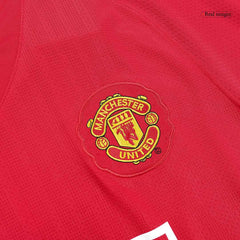 Manchester United SCHOLES #18 Domácí Retro fotbalový dres s dlouhým rukávem 2007/08