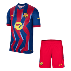Pánské Barcelona Fourth Away Fotbalový dres (Jersey+Shorts) Kit 2025/26