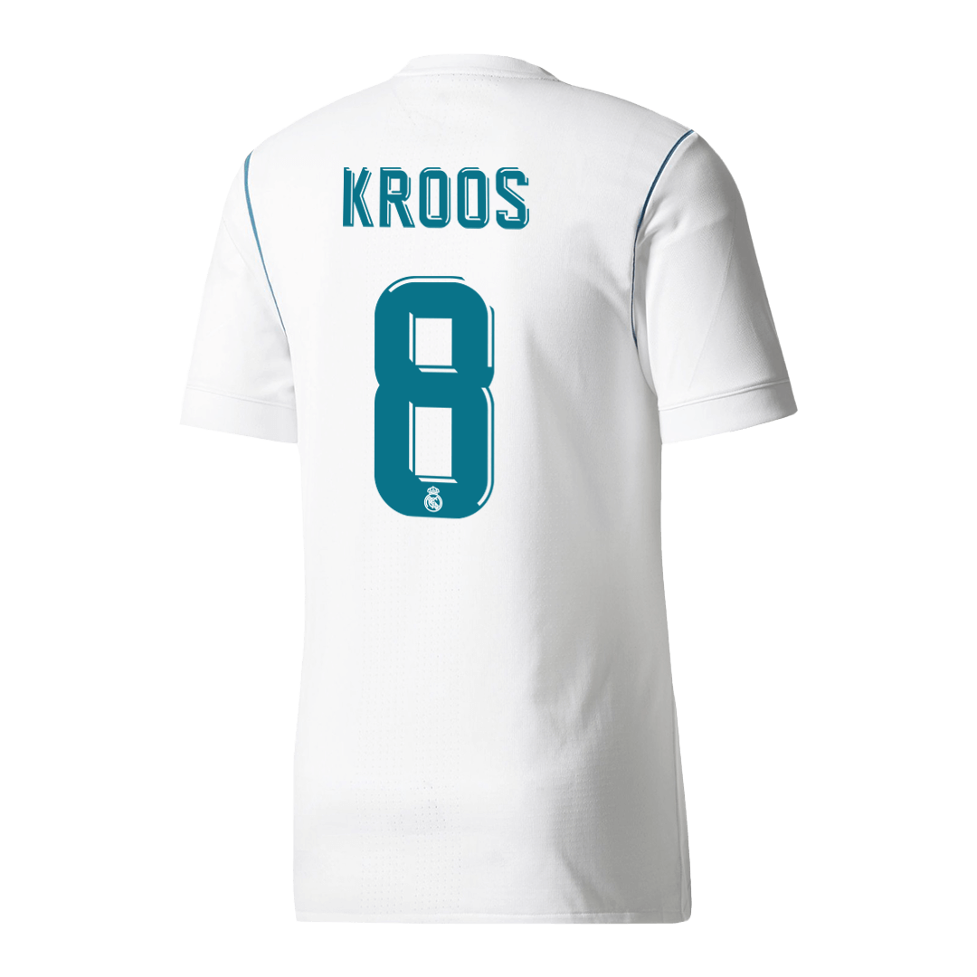 Real Madrid KROOS #8 Domácí Retro fotbalový dres 2017/18