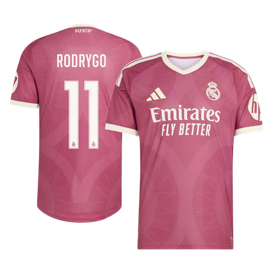 Real Madrid RODRYGO #11 Třetí pryč Fotbalový dres 2026/27 - verze pro hráče