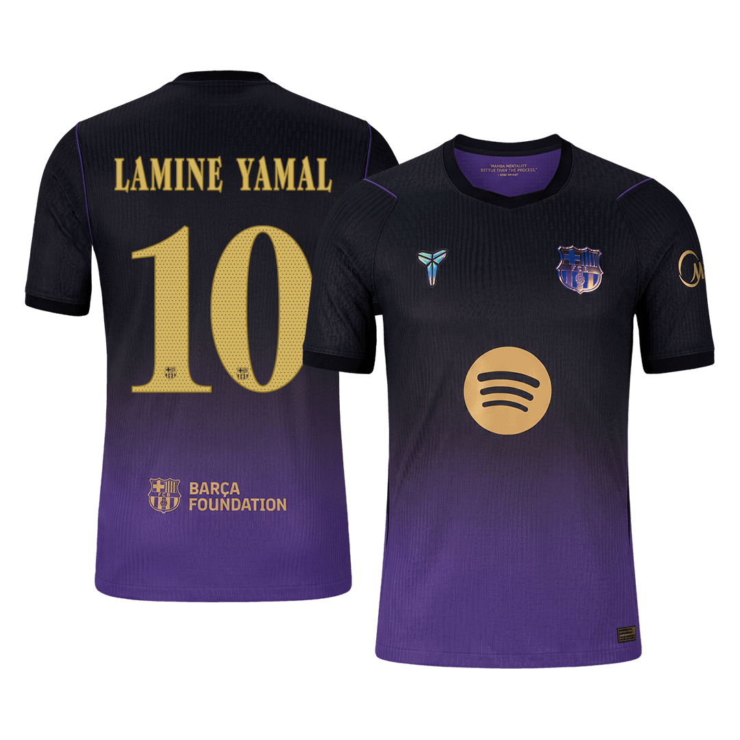 Barcelona LAMINE YAMAL #10 Pryč Fotbalový dres 2026/27 - verze pro hráče - UCL