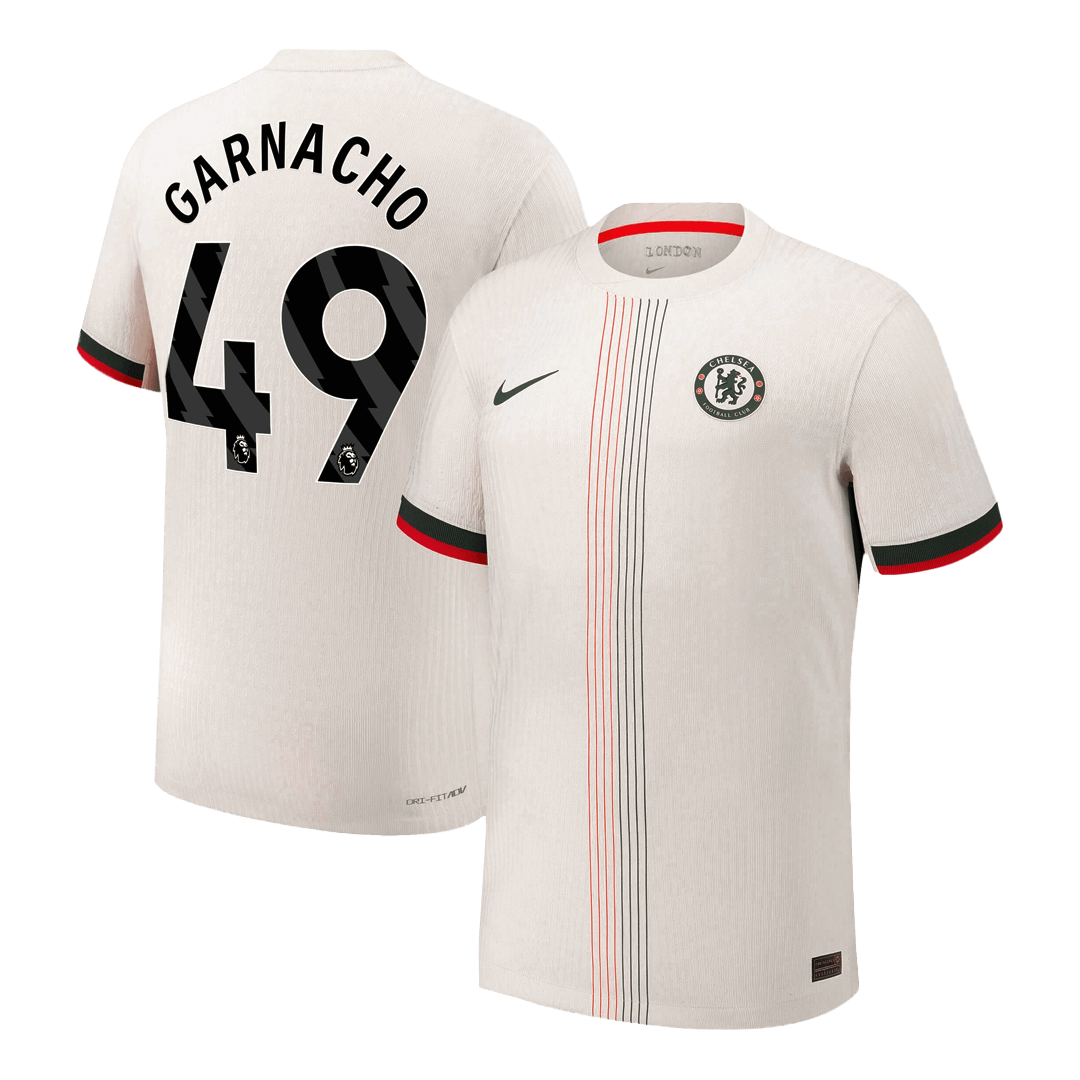 Chelsea GARNACHO #49 Pryč Fotbalový dres 2025/26 - verze pro hráče