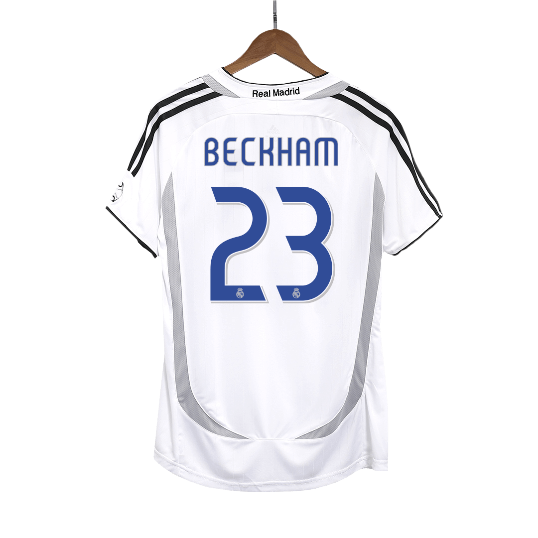 Real Madrid BECKHAM #23 domácí Retro fotbalový dres 2006/07