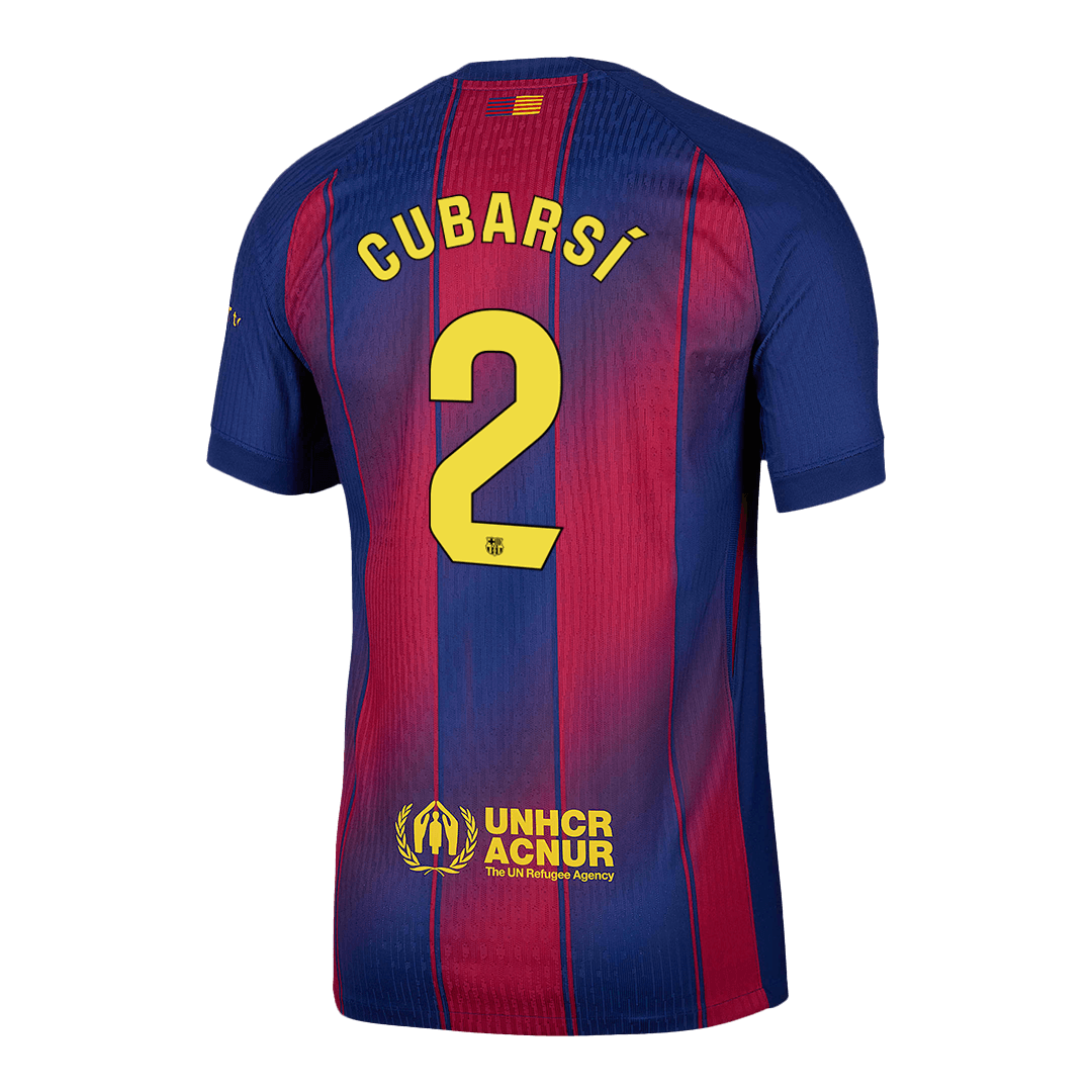 Barcelona CUBARSÍ #2 Domácí Fotbalový dres 2025/26 - verze pro hráče