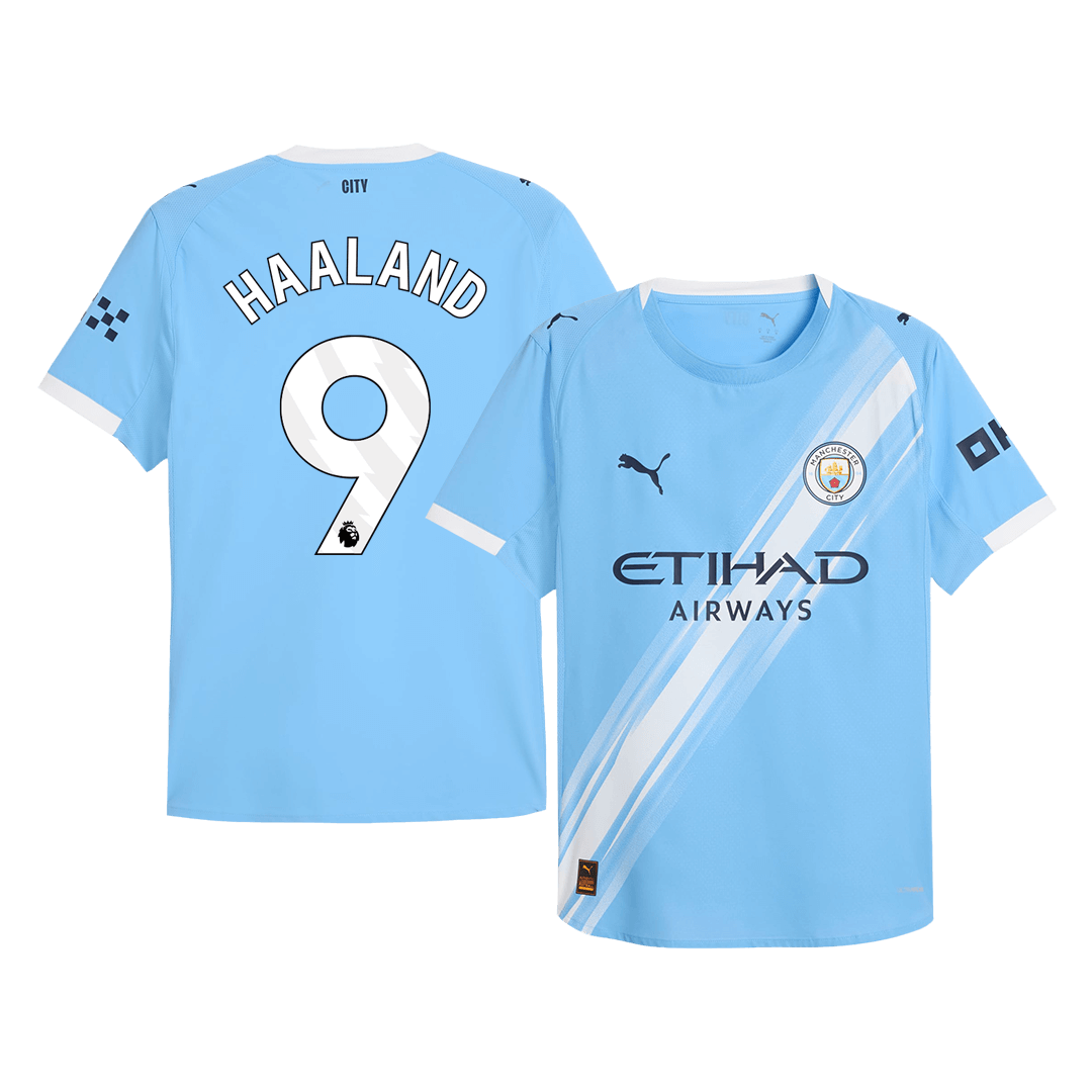 Manchester City HAALAND #9 Domácí Fotbalový dres 2025/26 – verze pro hráče